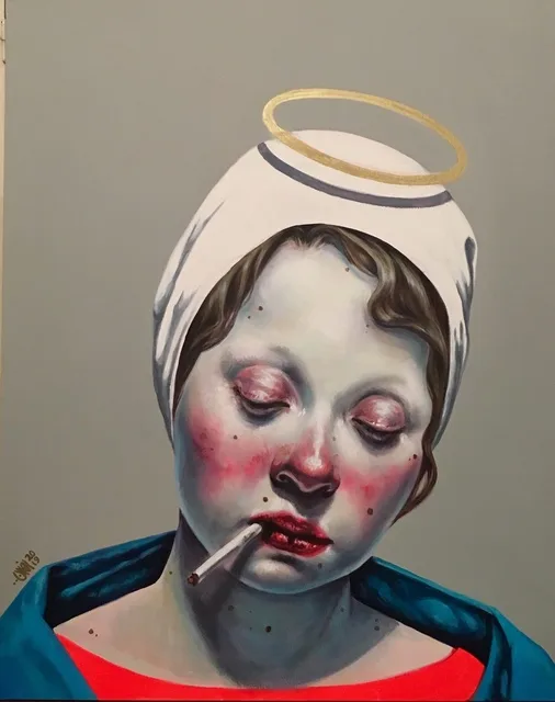 Afarin Sajedi - Painting (Rest, 2019)