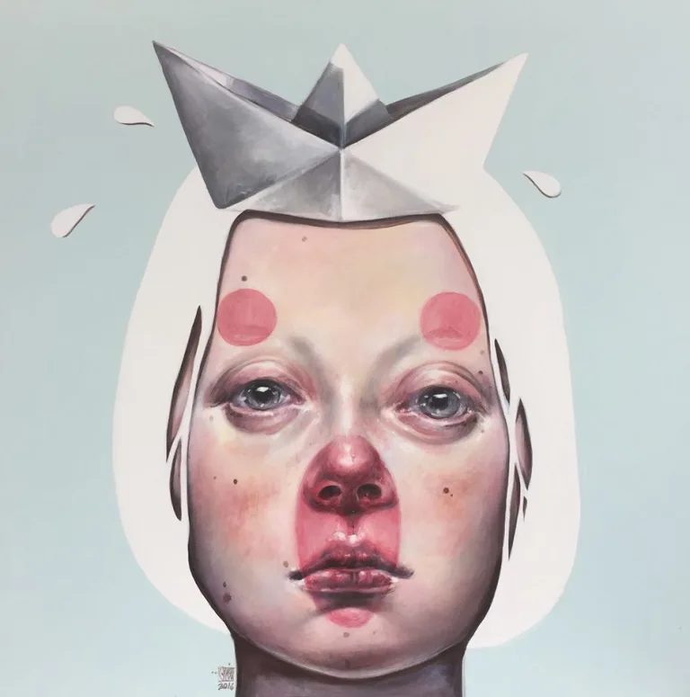 Afarin Sajedi - Painting (Illusion 2, 2016)