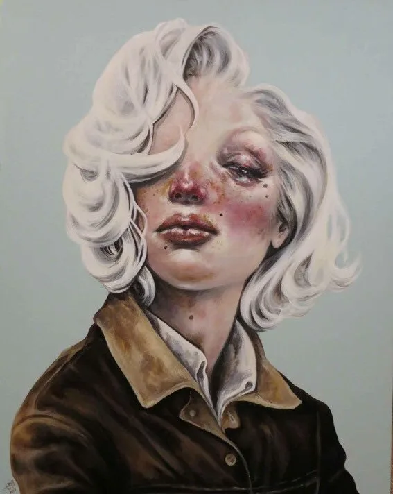 Afarin Sajedi - Painting (Marilyn, 2017)