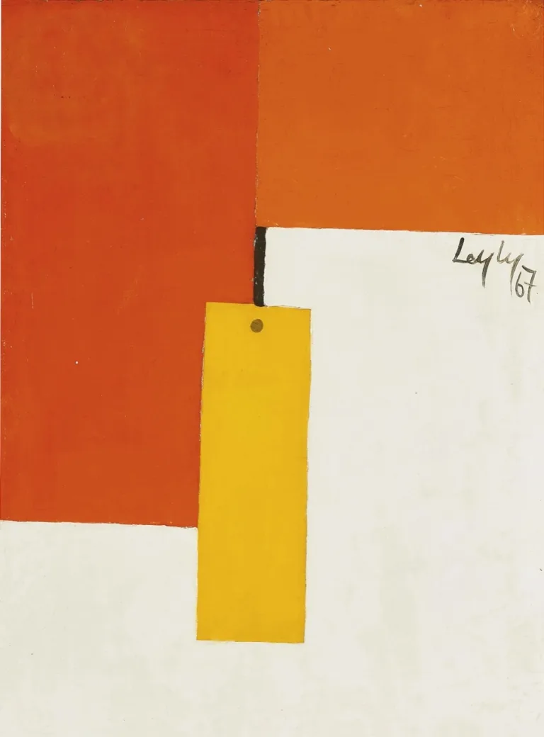 Leyly Matine Daftary - Painting (untitled, 1967)