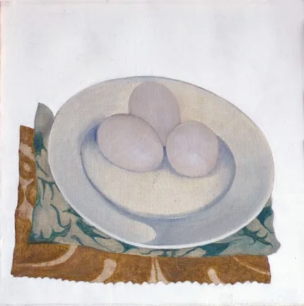 Leyly Matine Daftary - Painting (Eggs VI, 1998)