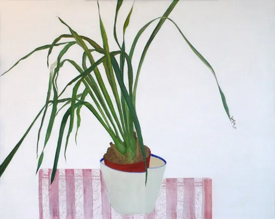 Leyly Matine Daftary - Painting (Cymbidium, 1988)