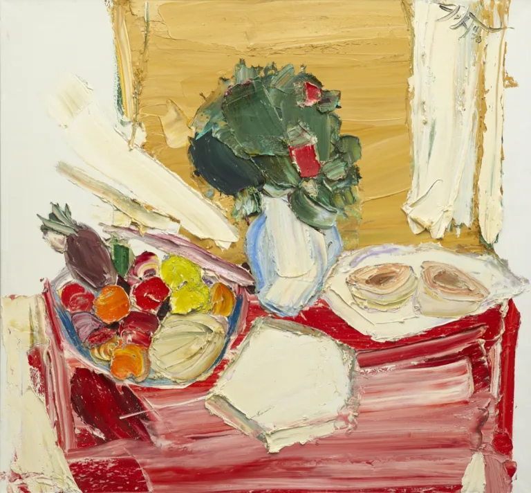 Manoucher Yektai - Painting (Still Life With Cantaloupe, 1976)