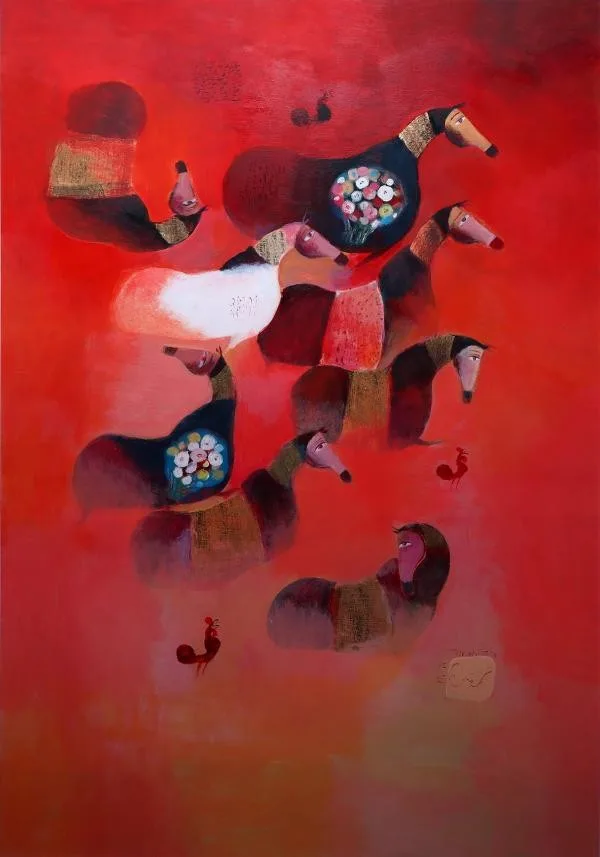 Mohammed Ali Taraghijah - Painting (untitled)