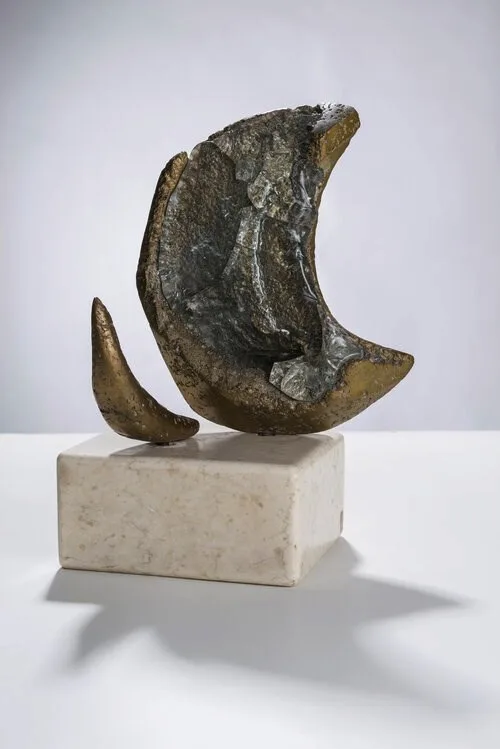 Farideh Lashai - Sculpture (The Moon And Nightingale, 1996)