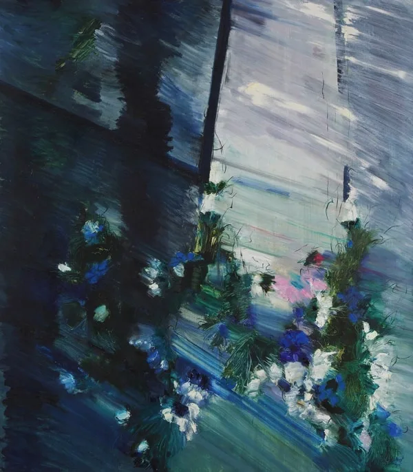 Farideh Lashai - Painting (untitled, 1990)