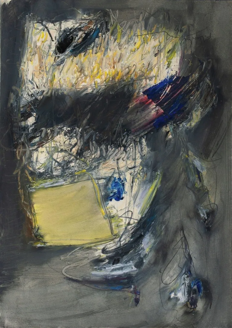 Farideh Lashai - Painting (untitled, 1995)