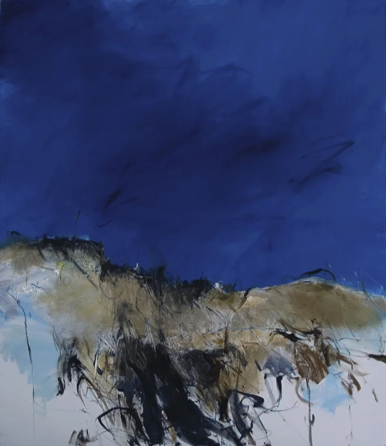 Farideh Lashai - Painting (Blue I, 2007)