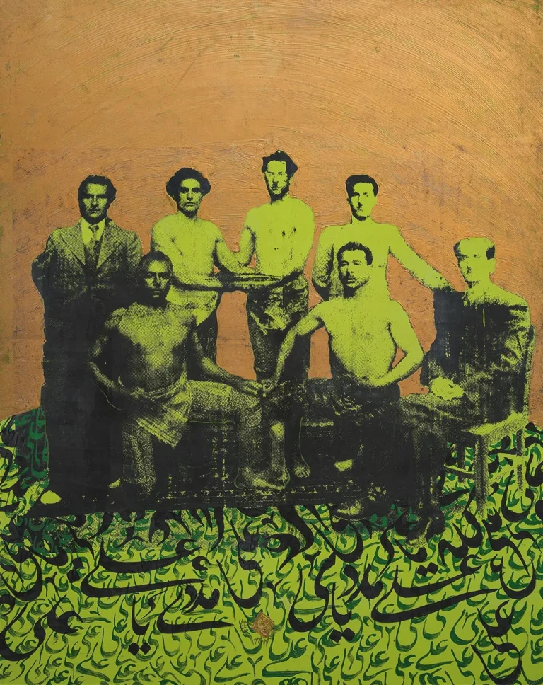 Khosrow Hassanzadeh - Painting ( Ya Ali Madadi, 2009)