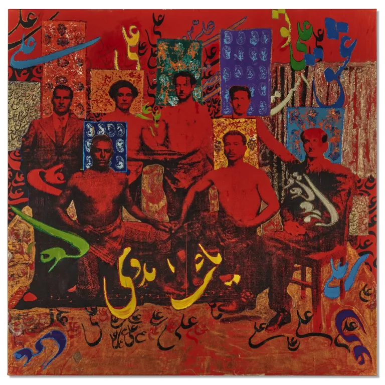 Khosrow Hassanzadeh - Painting (From The "Ya Ali Madad" Series, 2012)